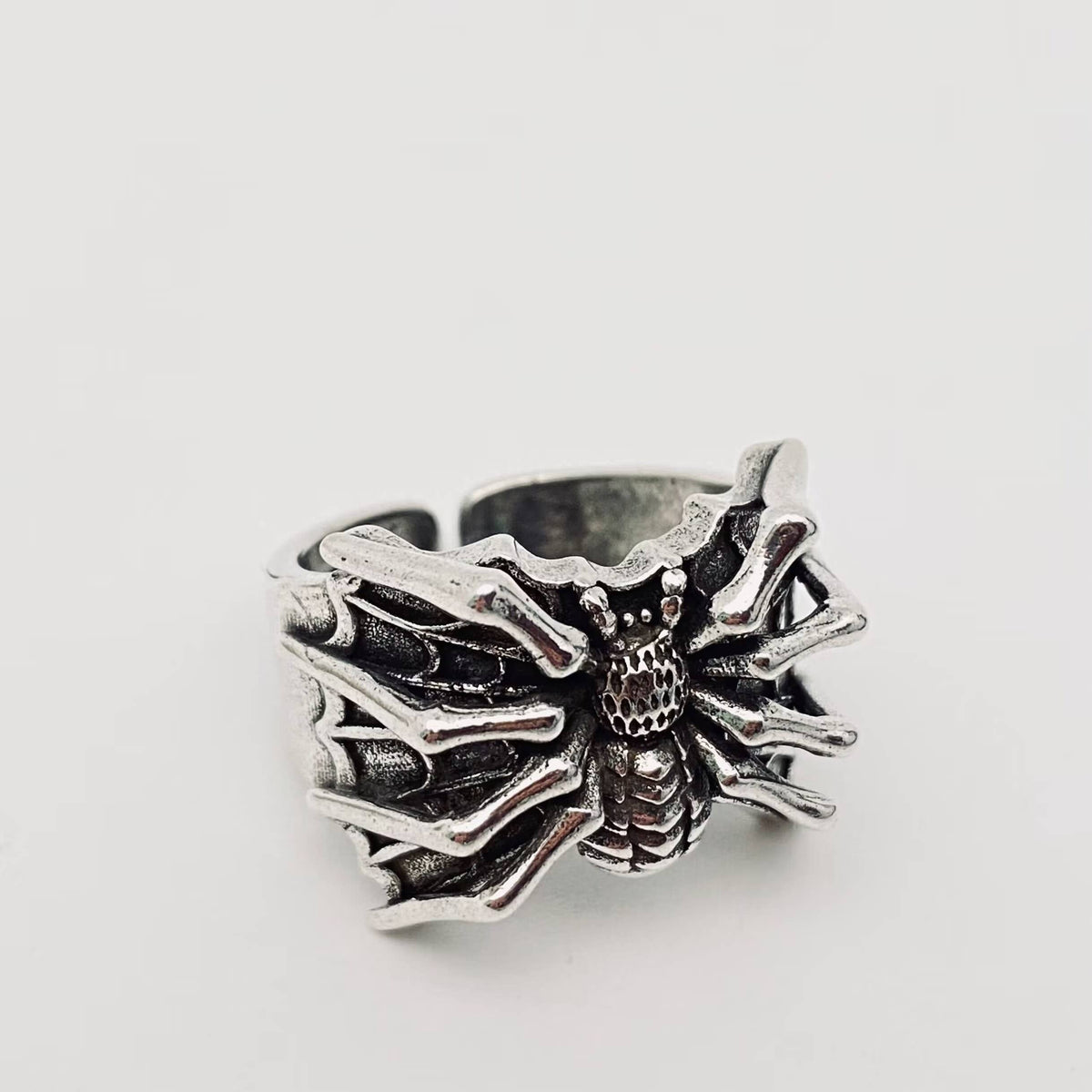 Silver-plated ring Adjustable: Spider