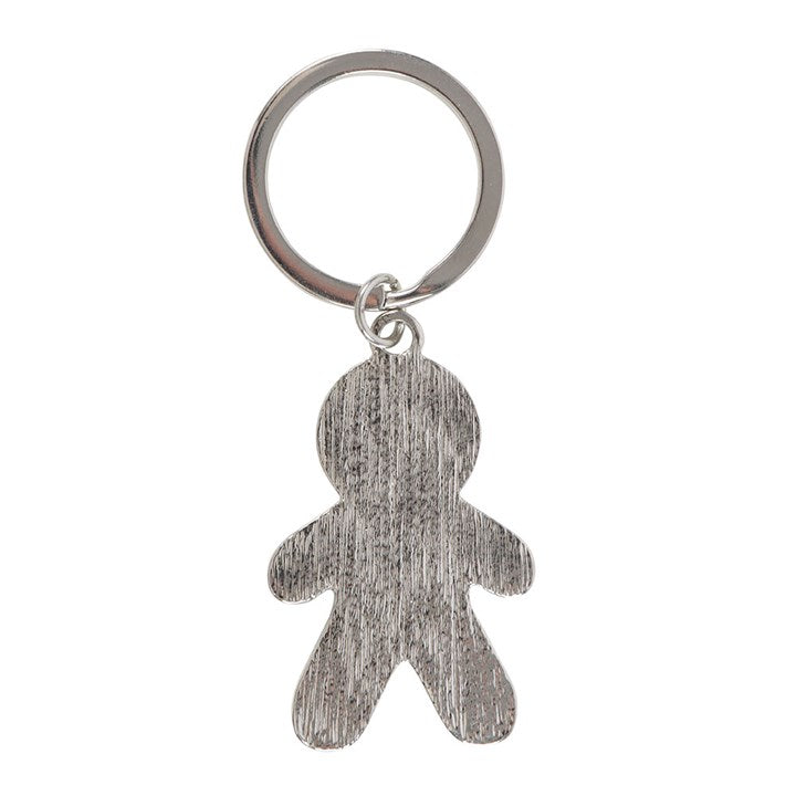 Spooky Gingerbread Man Keyring