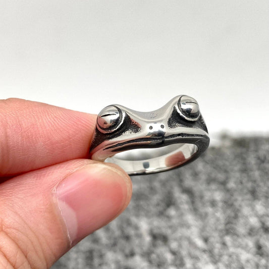 Frog Unisex Stainless Steel Ring