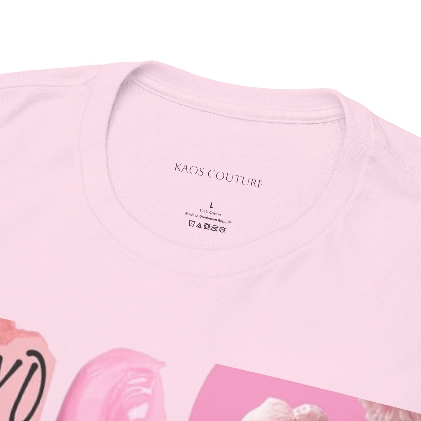 Pink Collage Tee — Retro Flamingo & Ice Cream Graphic T-Shirt