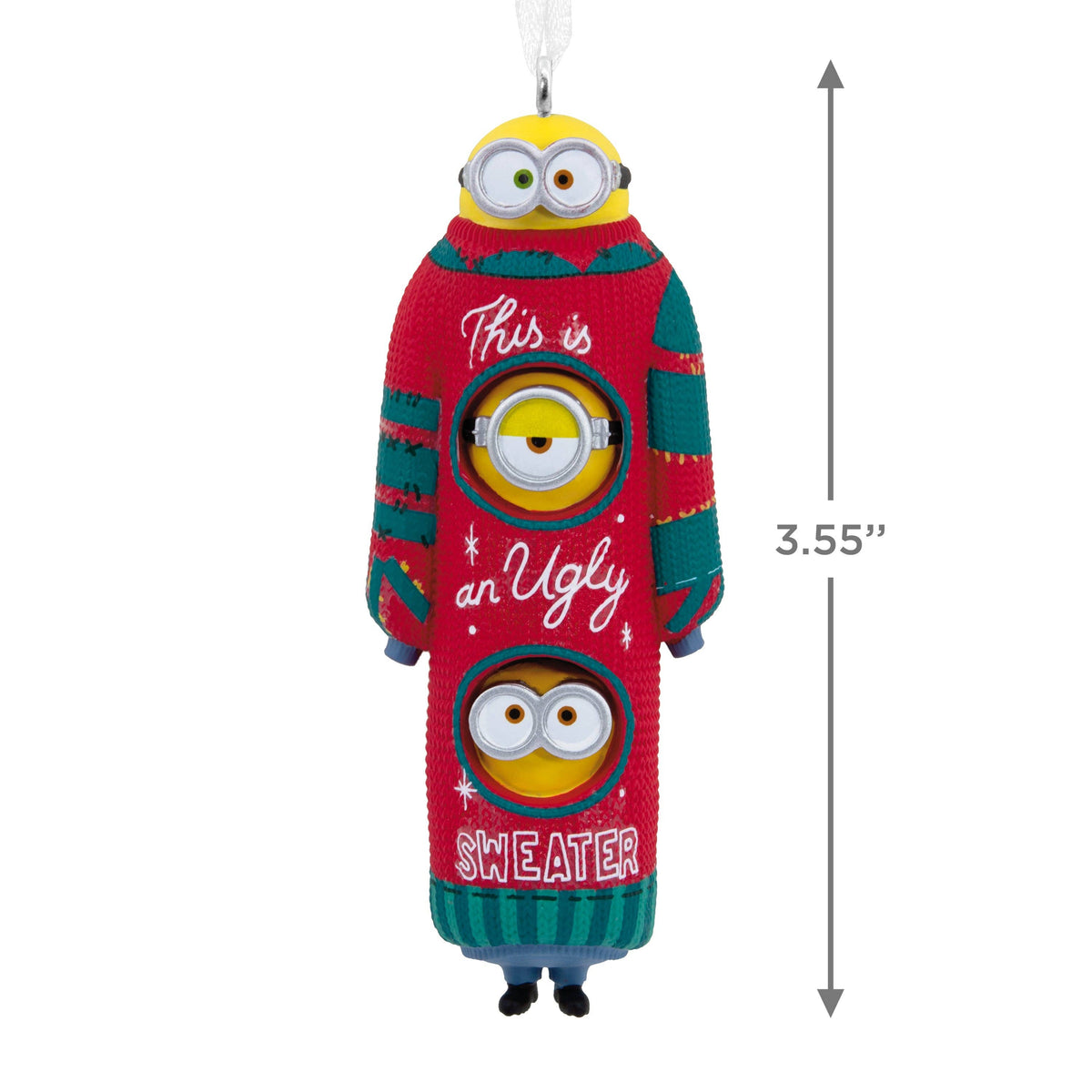 Minions Christmas - Kevin Stuart Bob In Xmas Jumper Ornament