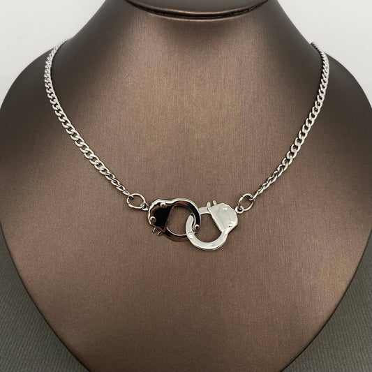 Handcuff Design Stainless Steel Necklace