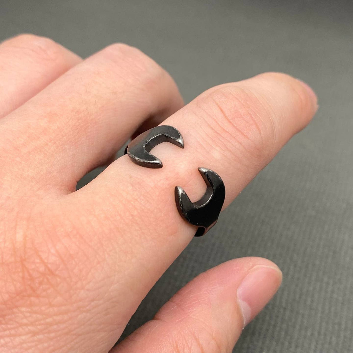 Men's Stainless Steel Wrench Ring