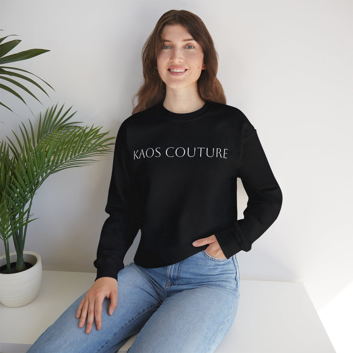 Living The Dream Skull Crewneck Sweatshirt — Kaos Couture Graphic Pullover