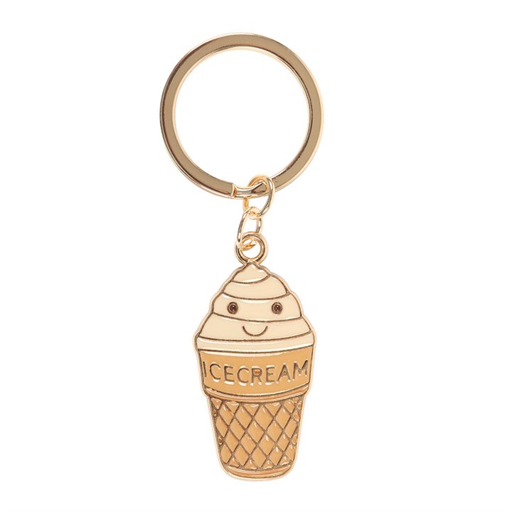 Ice Cream Cone Keyring