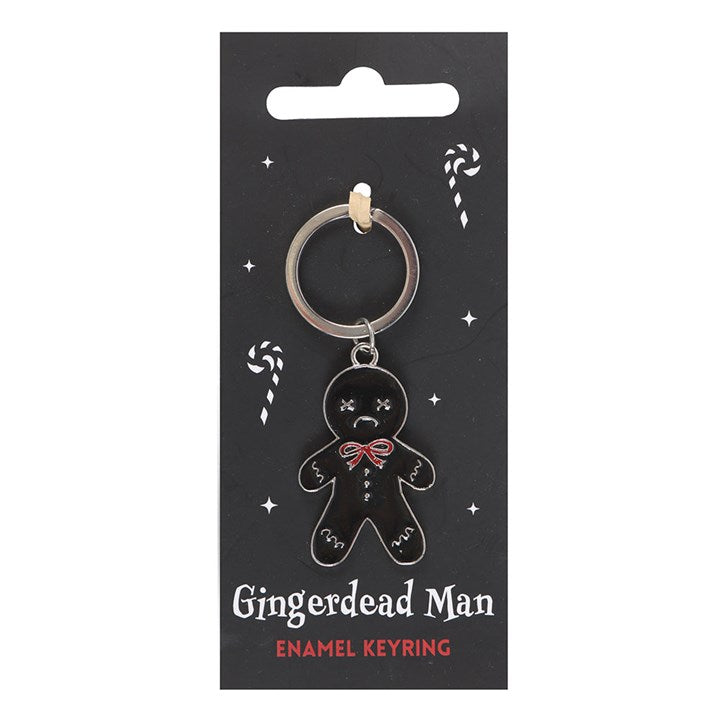 Spooky Gingerbread Man Keyring