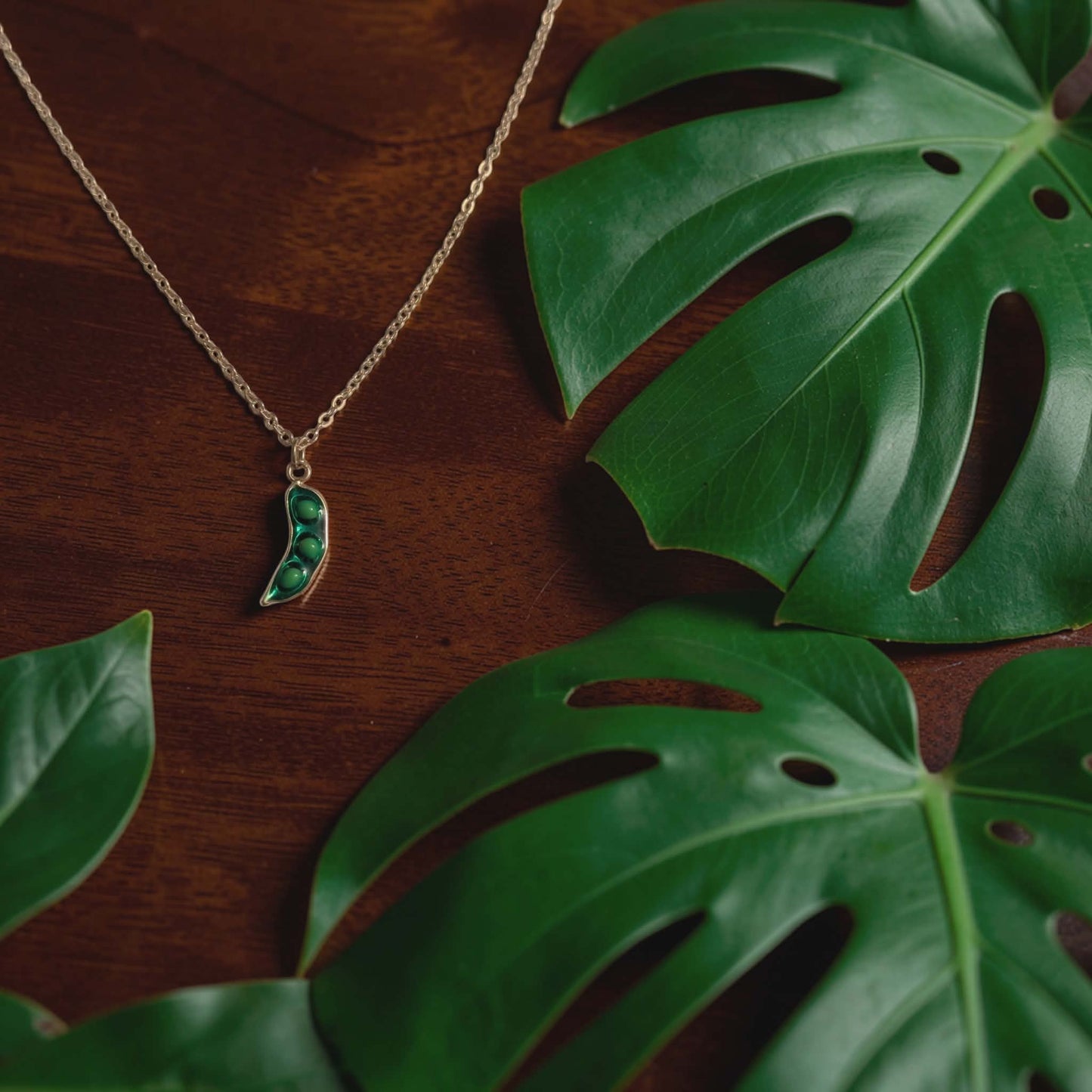 Peas in a pod Necklace