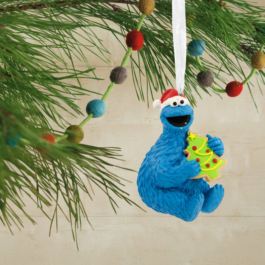 Cookie Monster Sesame Street Hanging Christmas Ornament