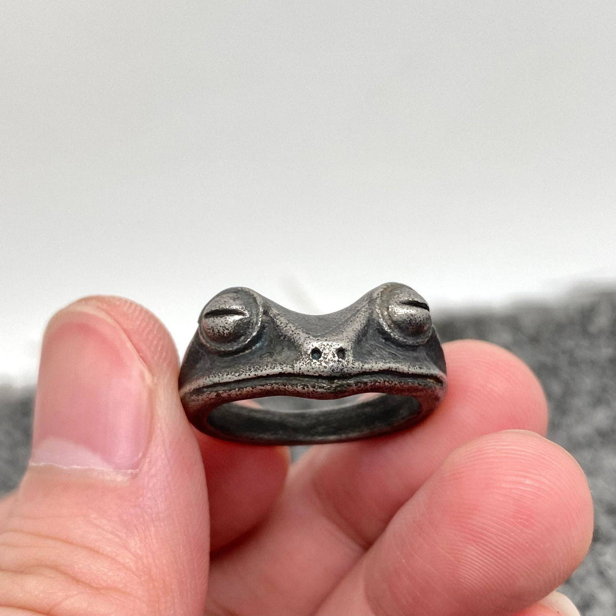 Frog Unisex Stainless Steel Ring