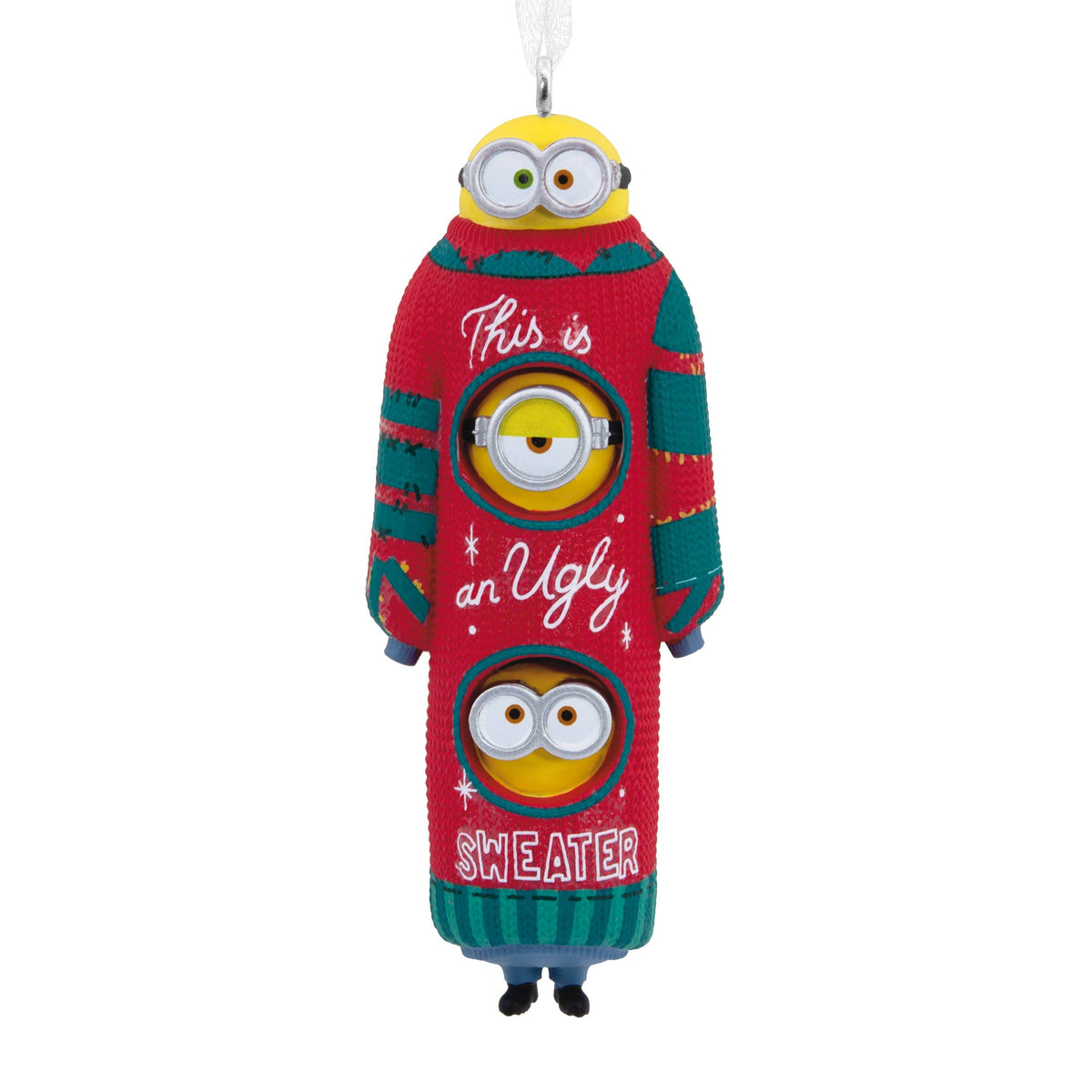 Minions Christmas - Kevin Stuart Bob In Xmas Jumper Ornament