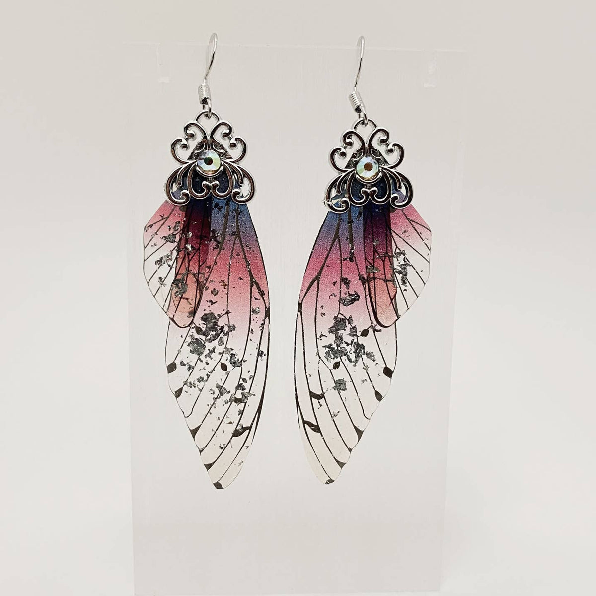 Handmade Fairy Wings Earrings Insect Butterfly Wing