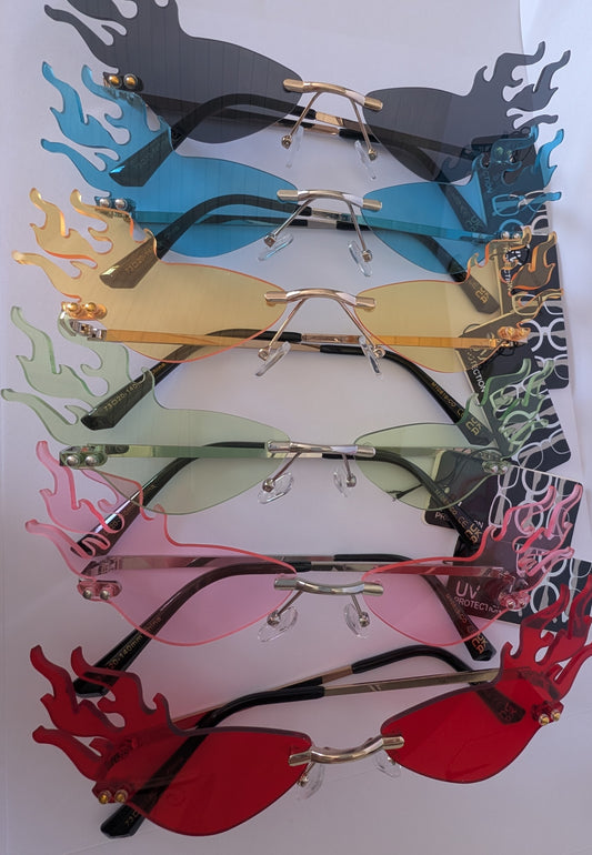Flame glasses