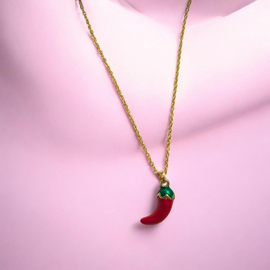 Red Chilli Pepper Necklace